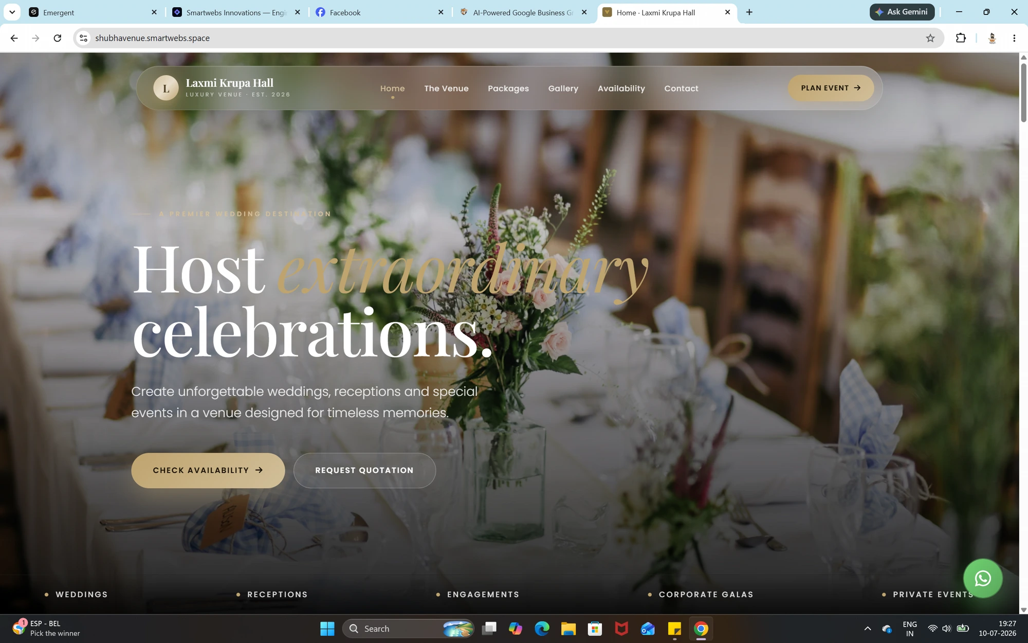 ShubhaVenue product preview